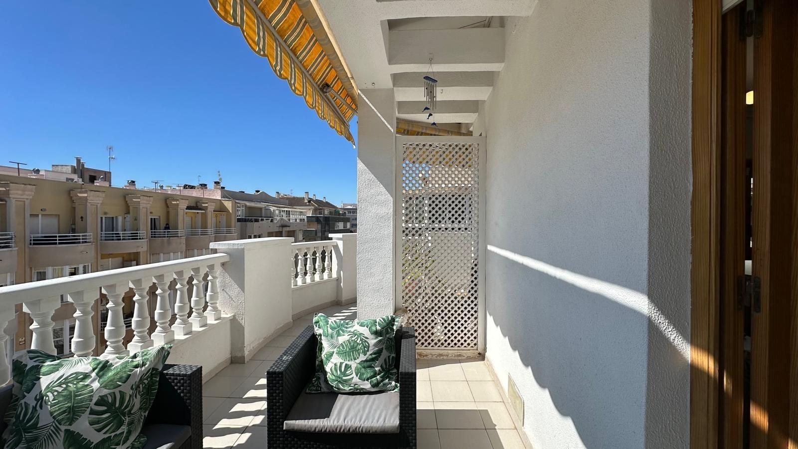 Pool area in apartment for sale in Torrevieja