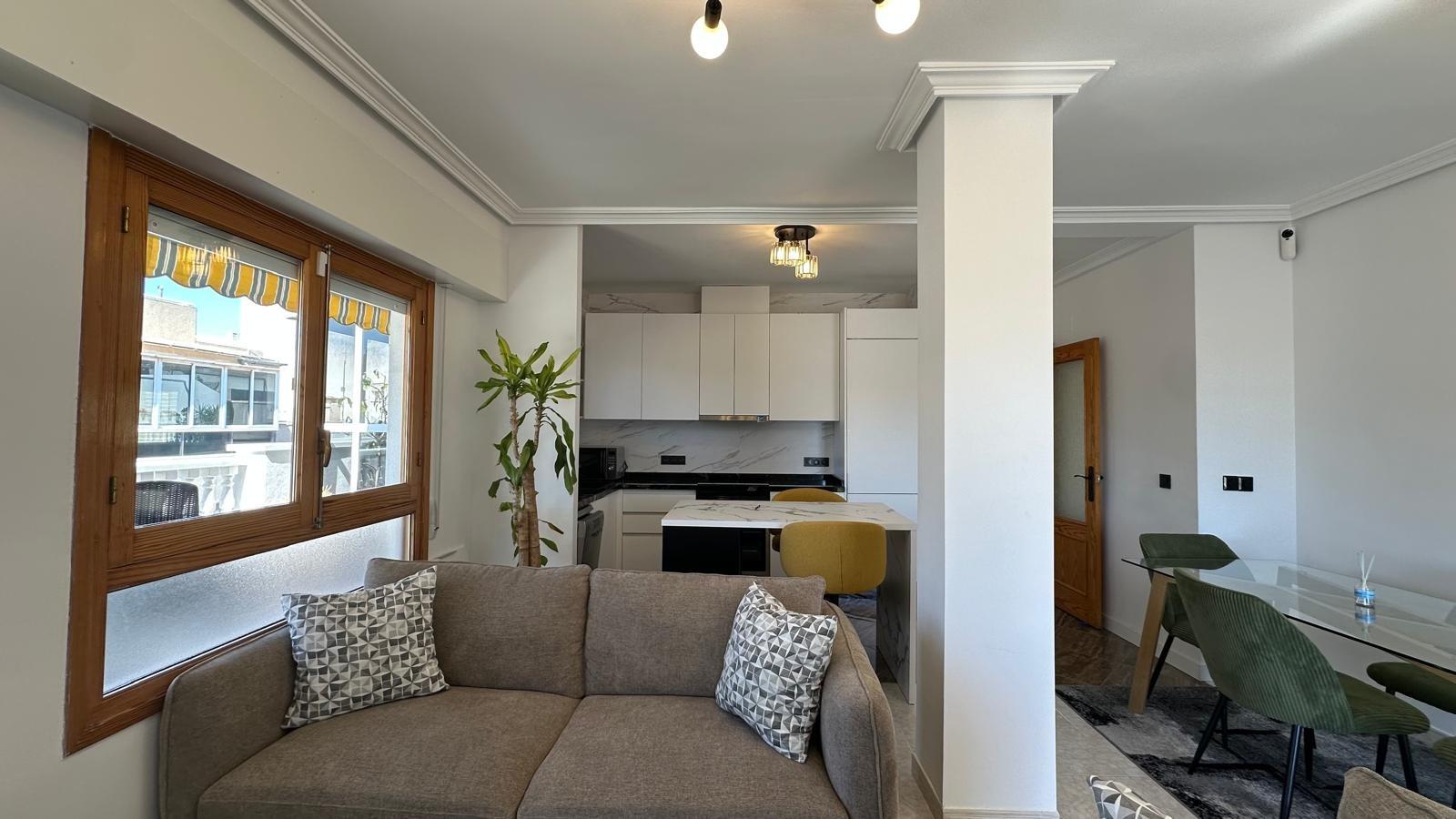 Pool area in apartment for sale in Torrevieja