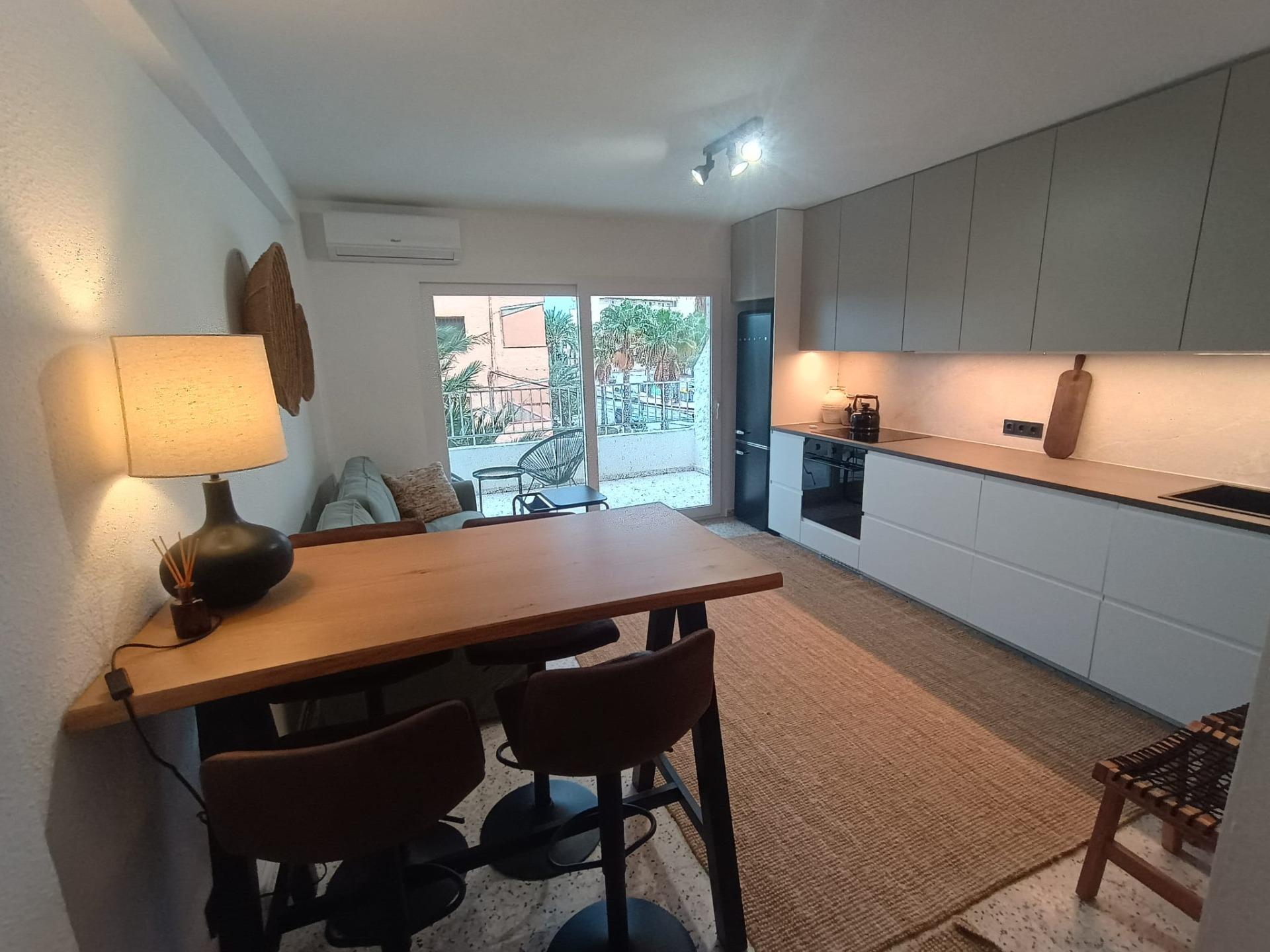 Pool area in apartment for sale in Guardamar del Segura