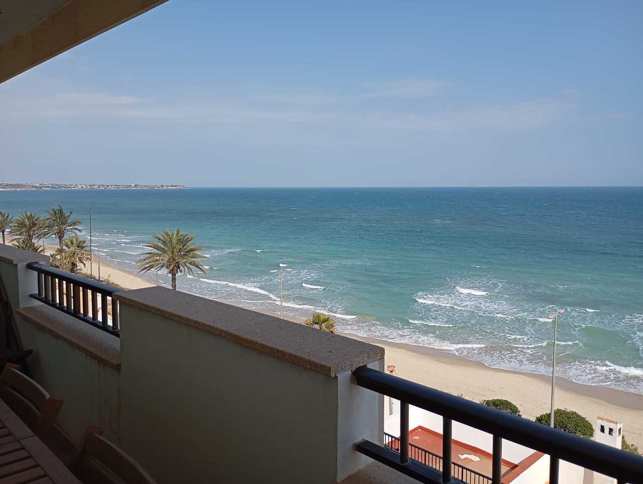 Pool area in apartment for sale in Mil Palmeras