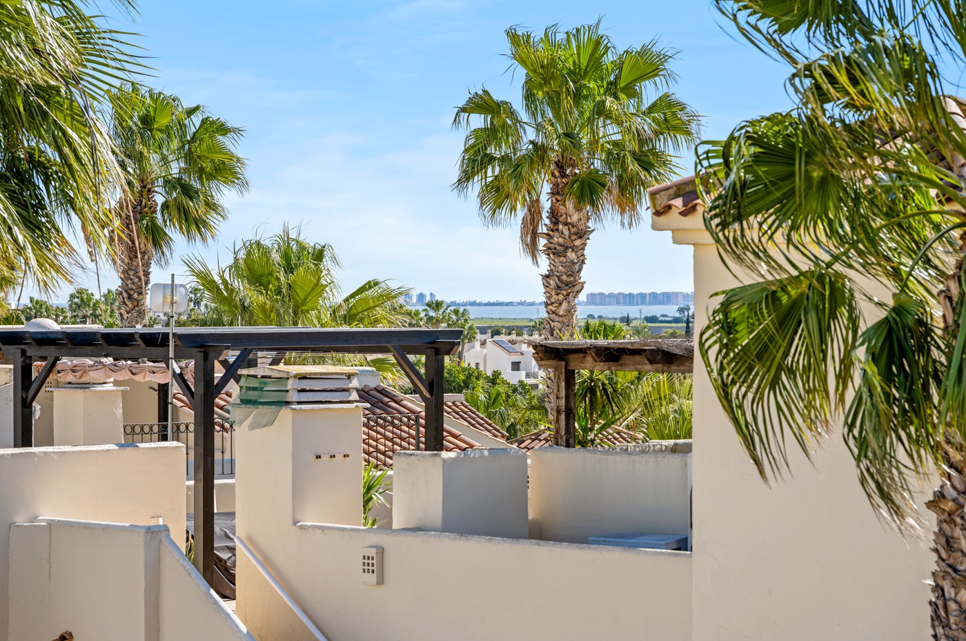 Pool area in apartment for sale in San Javier