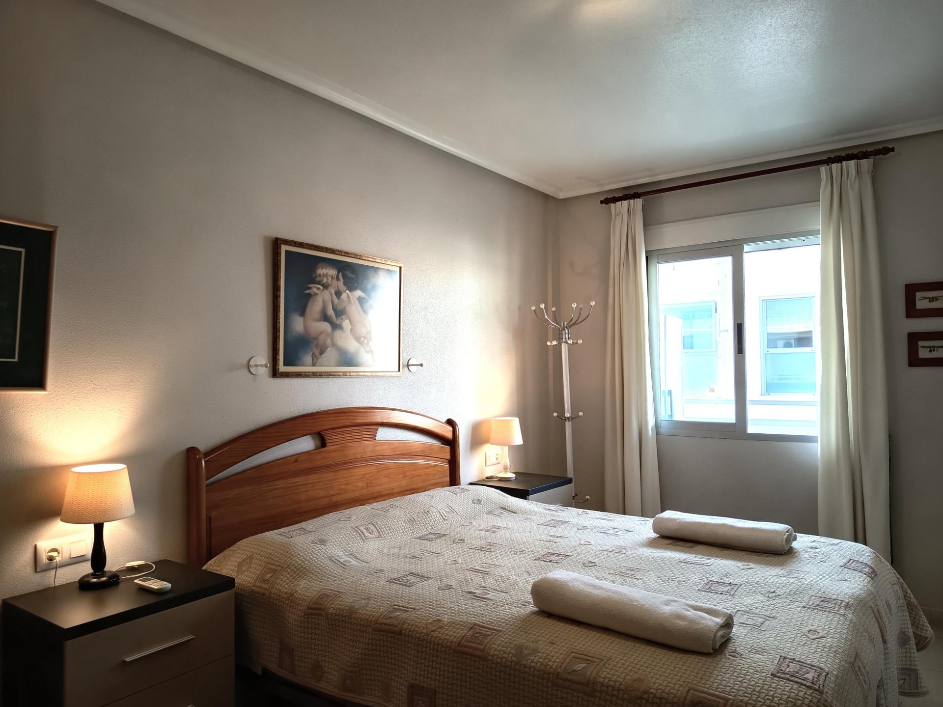 Master bedroom in penthouse for sale in Orihuela Costa