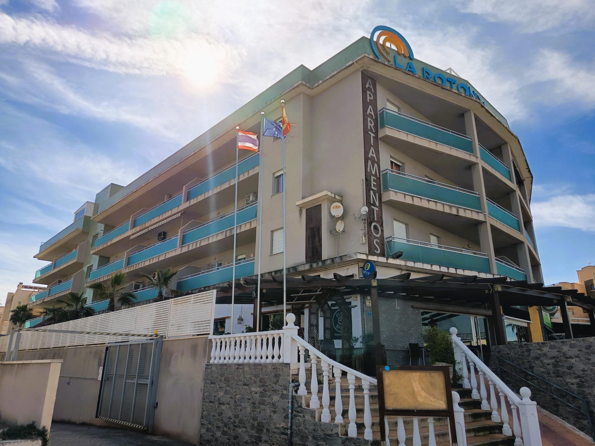 Living room in penthouse for sale in Orihuela Costa