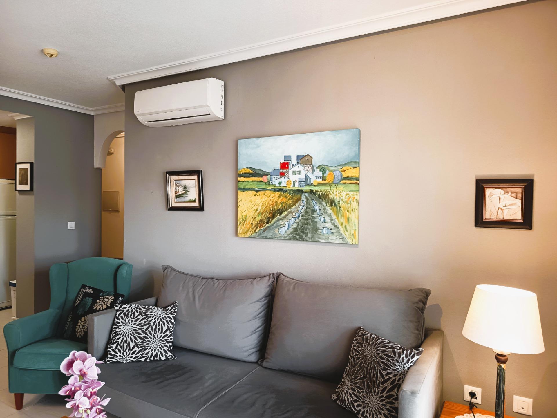 Garden in penthouse for sale in Orihuela Costa