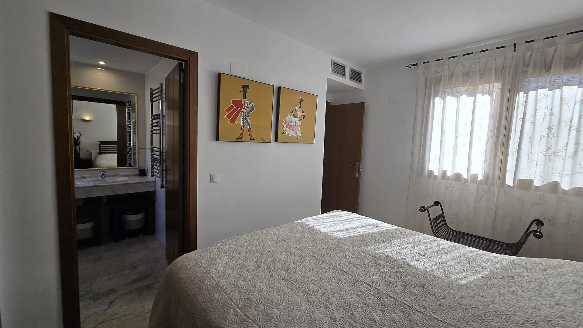 Pool area in apartment for sale in Punta Prima