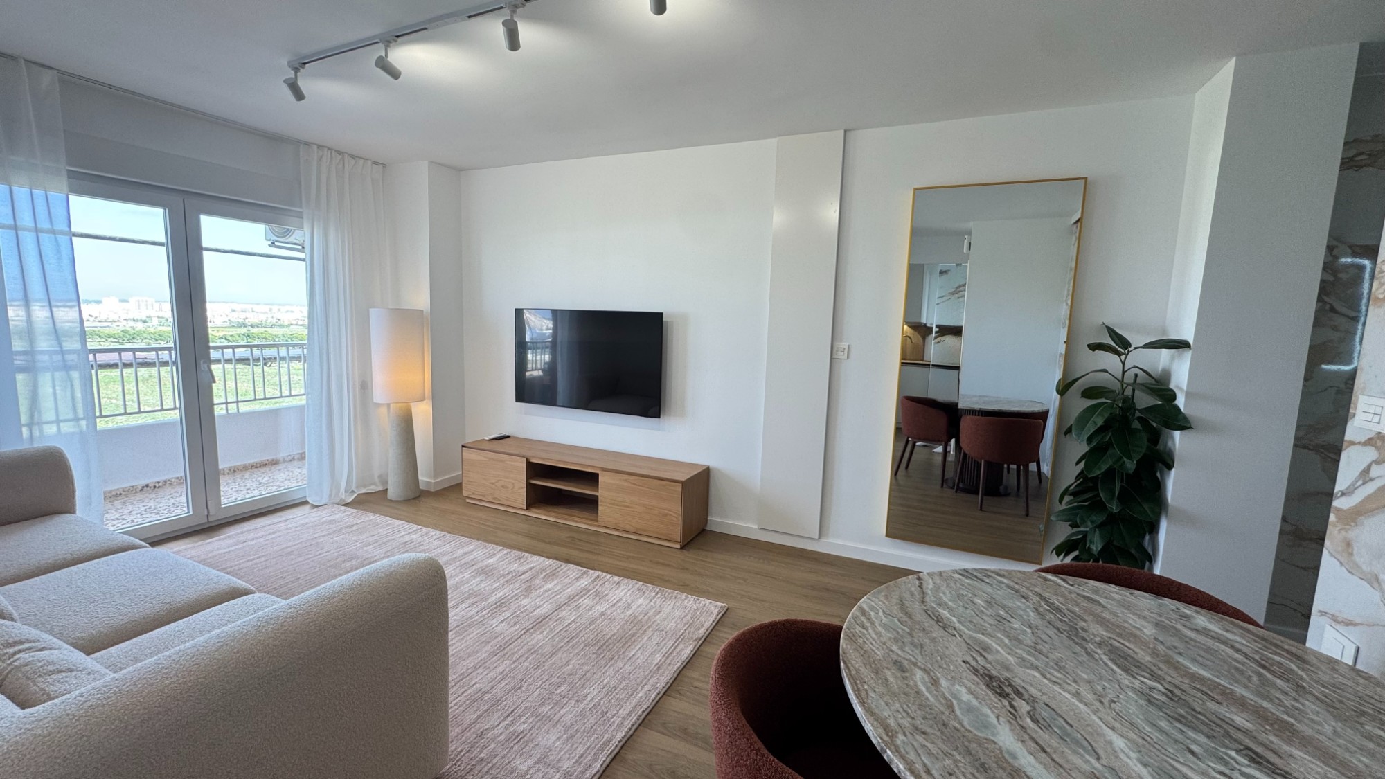 Pool area in apartment for sale in Torrevieja