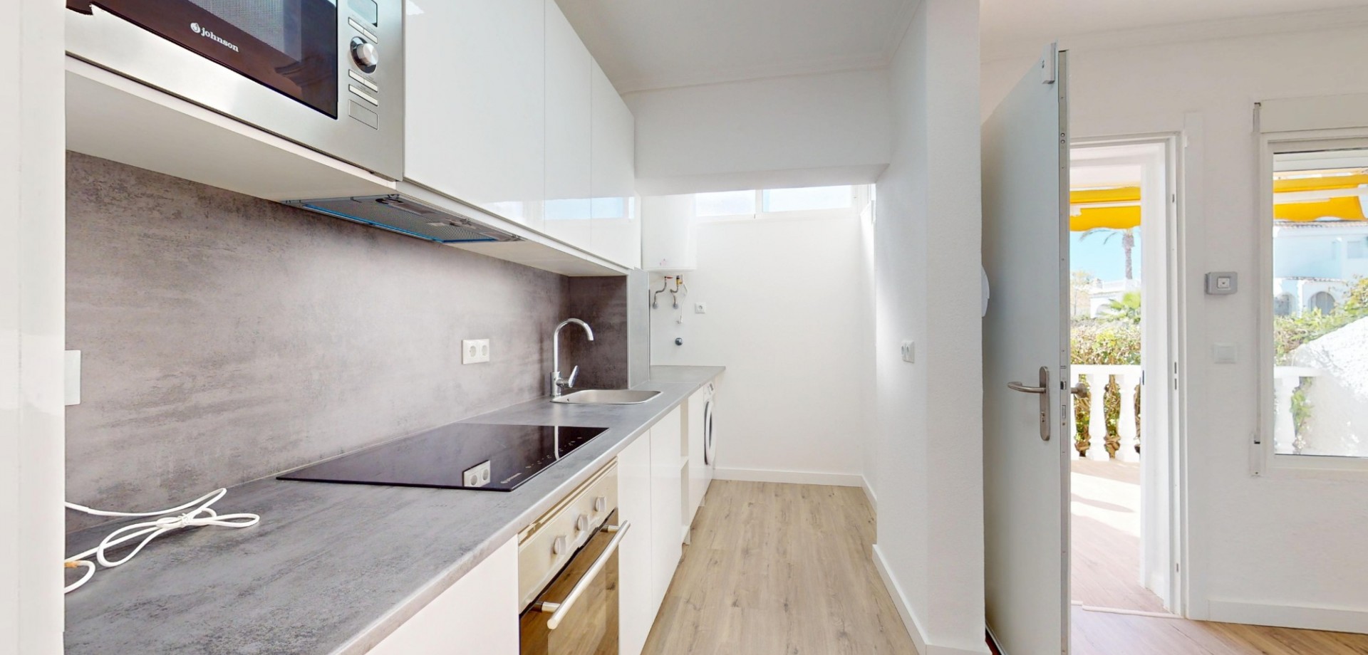 Pool area in apartment for sale in Orihuela Costa