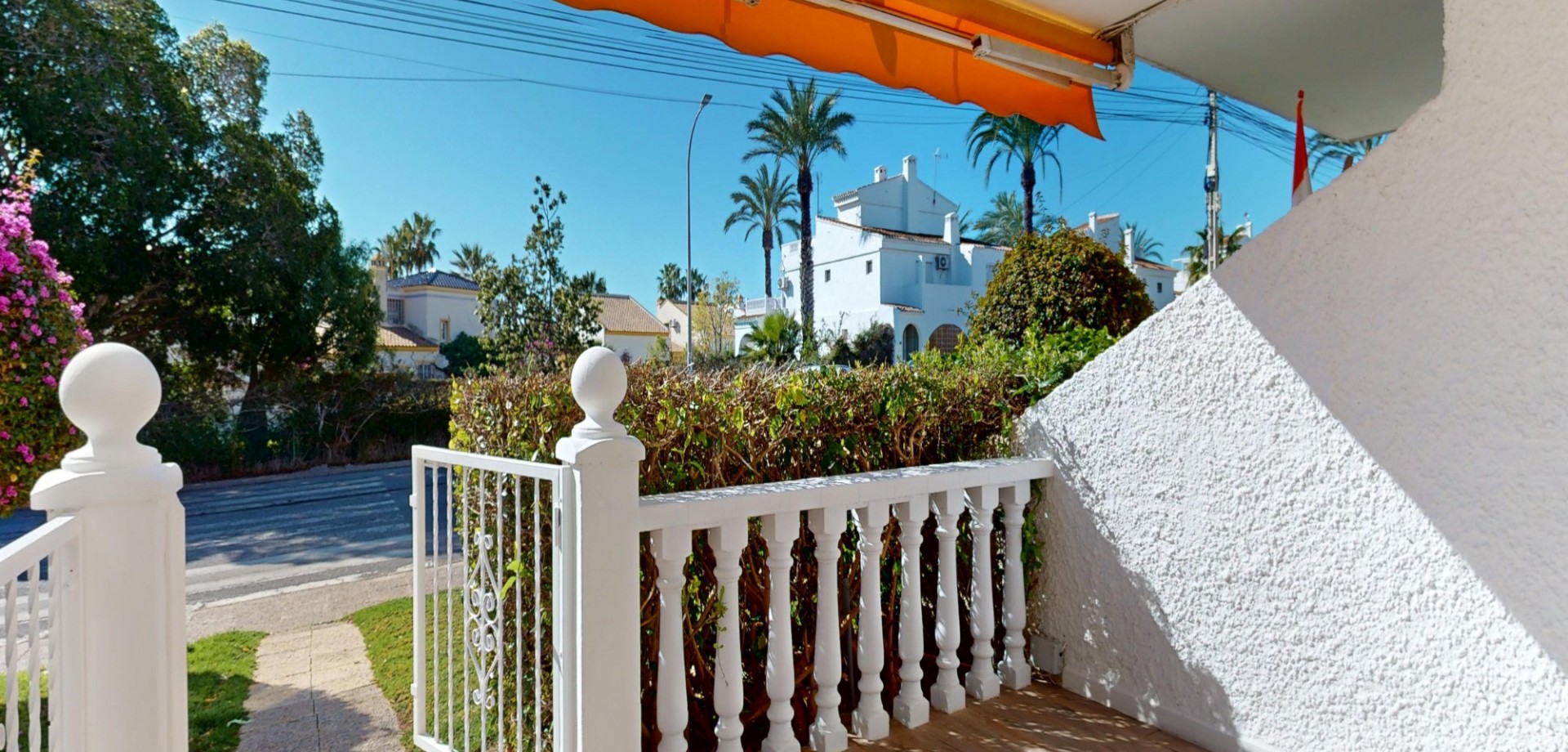 Pool area in apartment for sale in Orihuela Costa