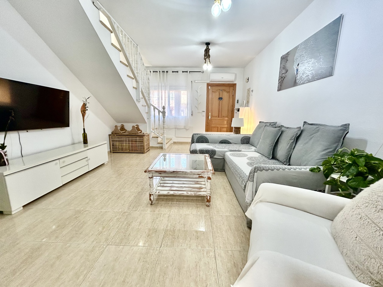 Pool area in terraced for sale in San Javier