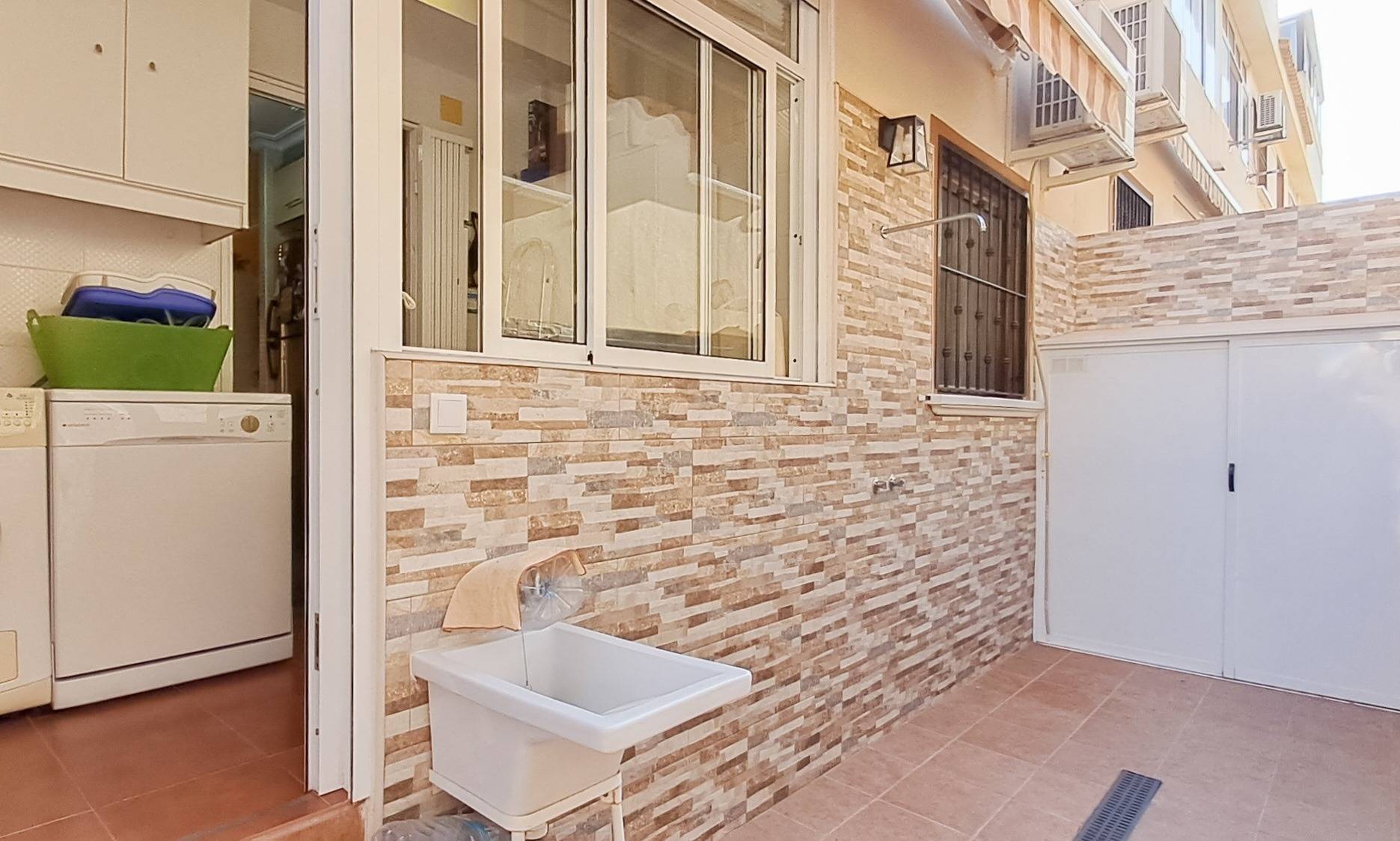 Pool area in apartment for sale in Torrevieja