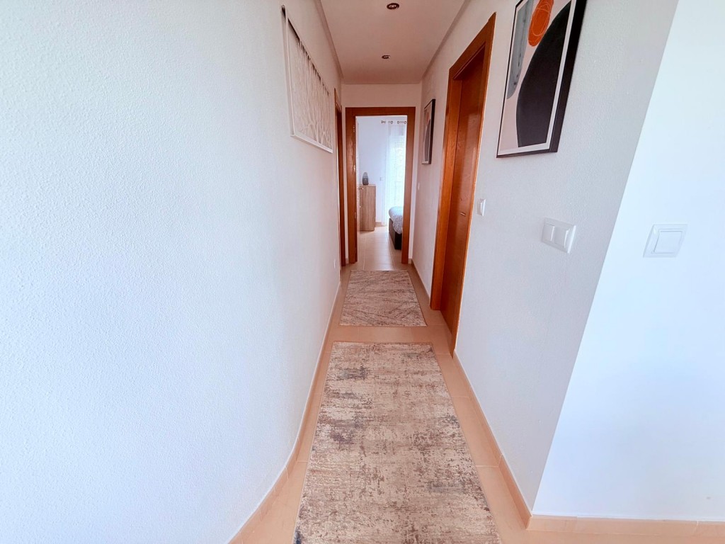 Living room in penthouse for sale in Hacienda Riquelme Golf Resort