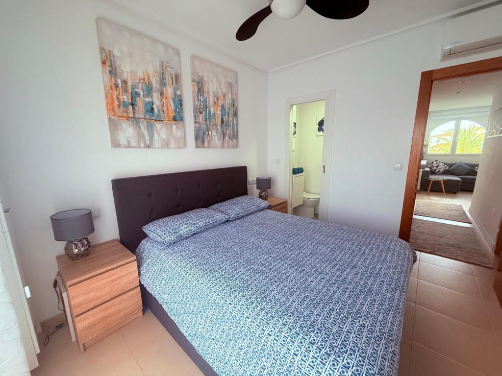 Dining area in penthouse for sale in Hacienda Riquelme Golf Resort