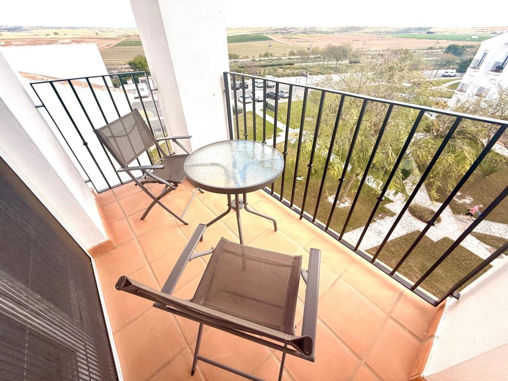 Exterior view in penthouse for sale in Hacienda Riquelme Golf Resort