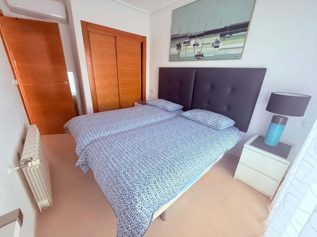 Living room in penthouse for sale in Hacienda Riquelme Golf Resort
