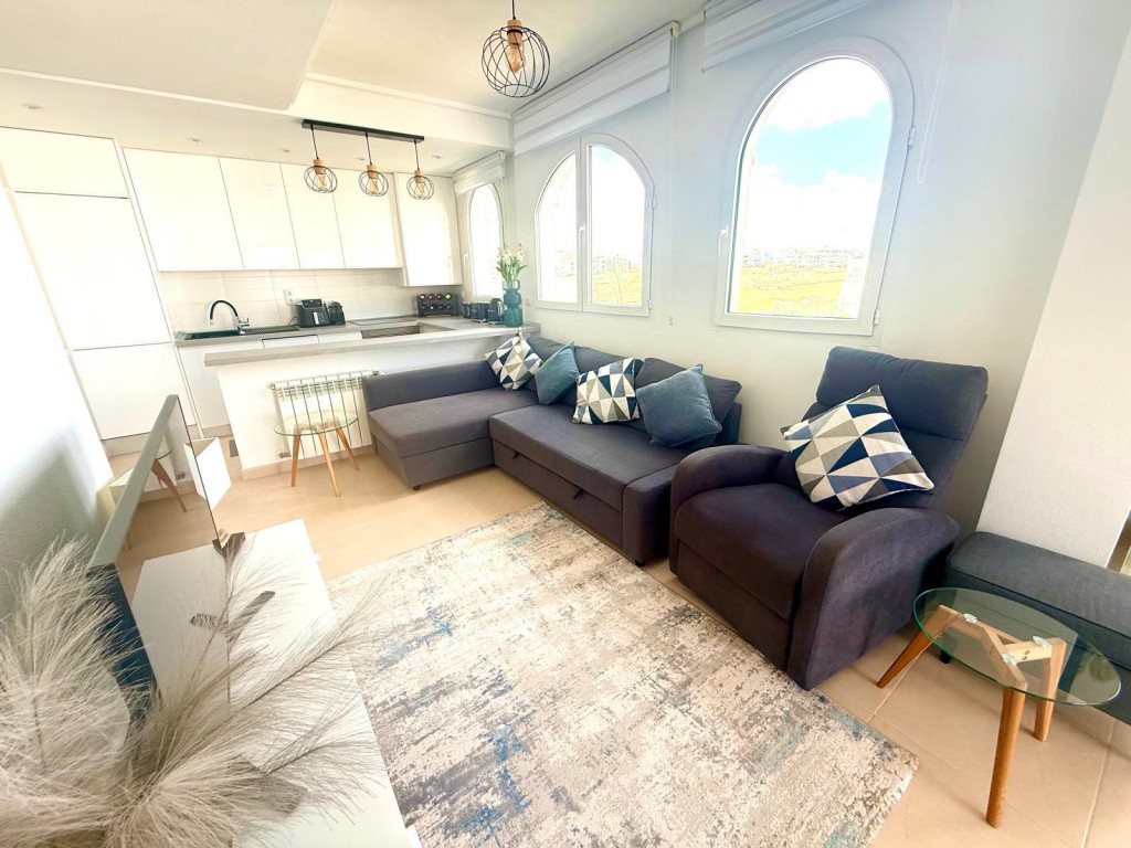 Garden in penthouse for sale in Hacienda Riquelme Golf Resort