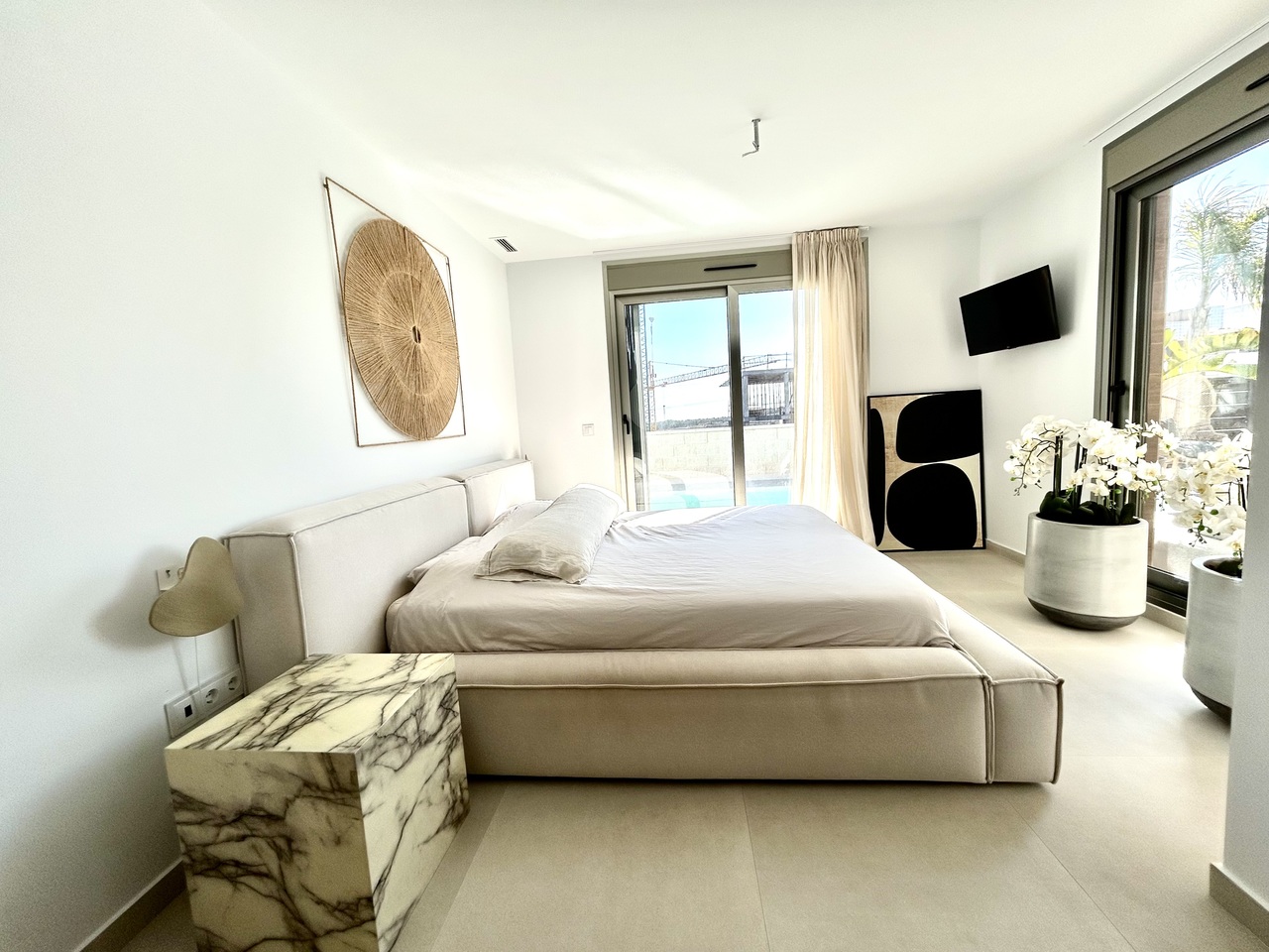 Living room in villa for sale in San Miguel de Salinas