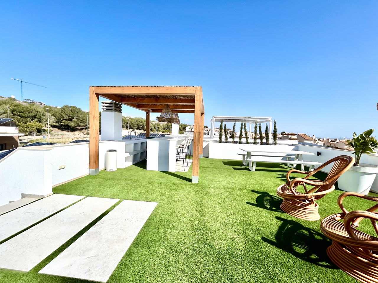Exterior view in villa for sale in San Miguel de Salinas