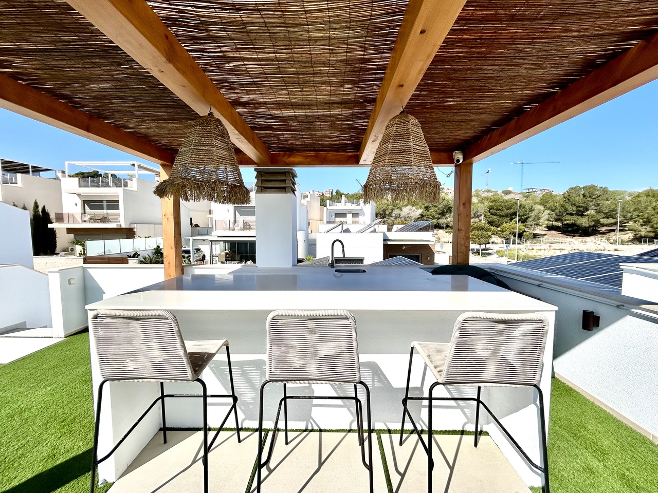 Kitchen in villa for sale in San Miguel de Salinas