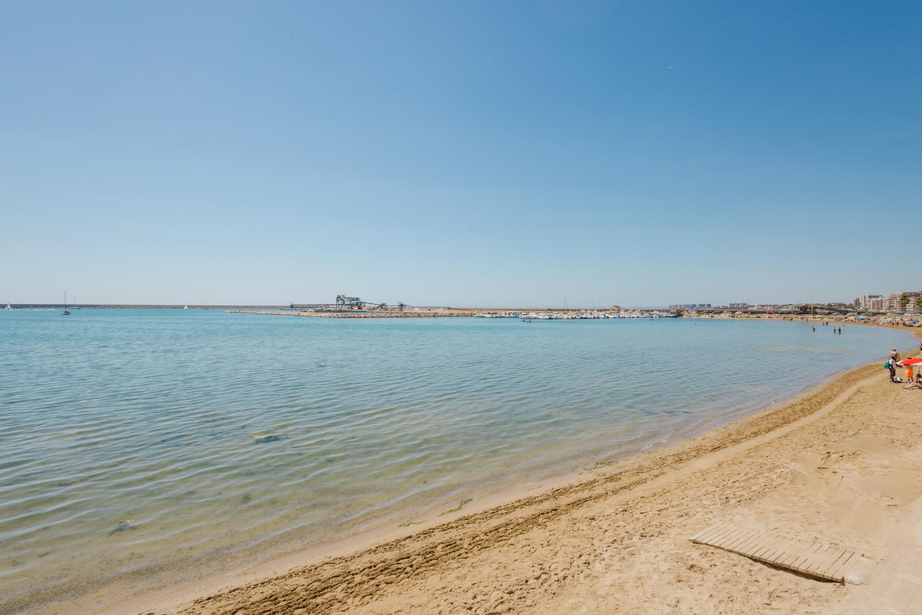 Pool area in apartment for sale in Torrevieja