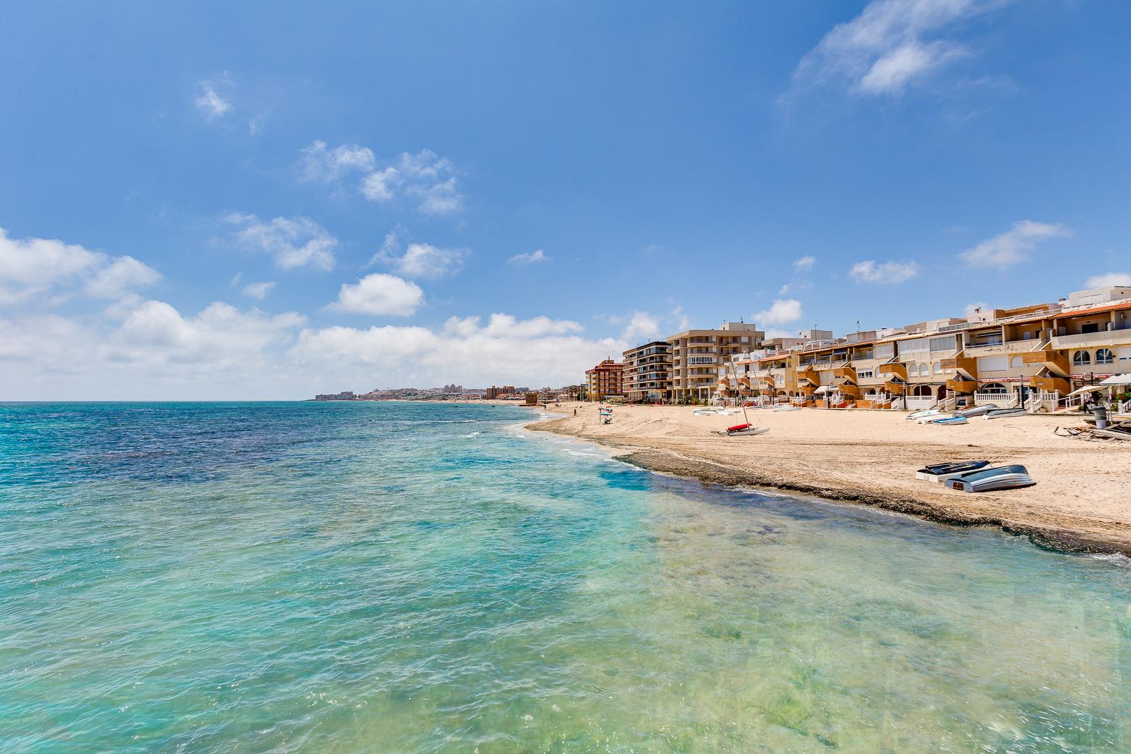 Pool area in apartment for sale in Torrevieja