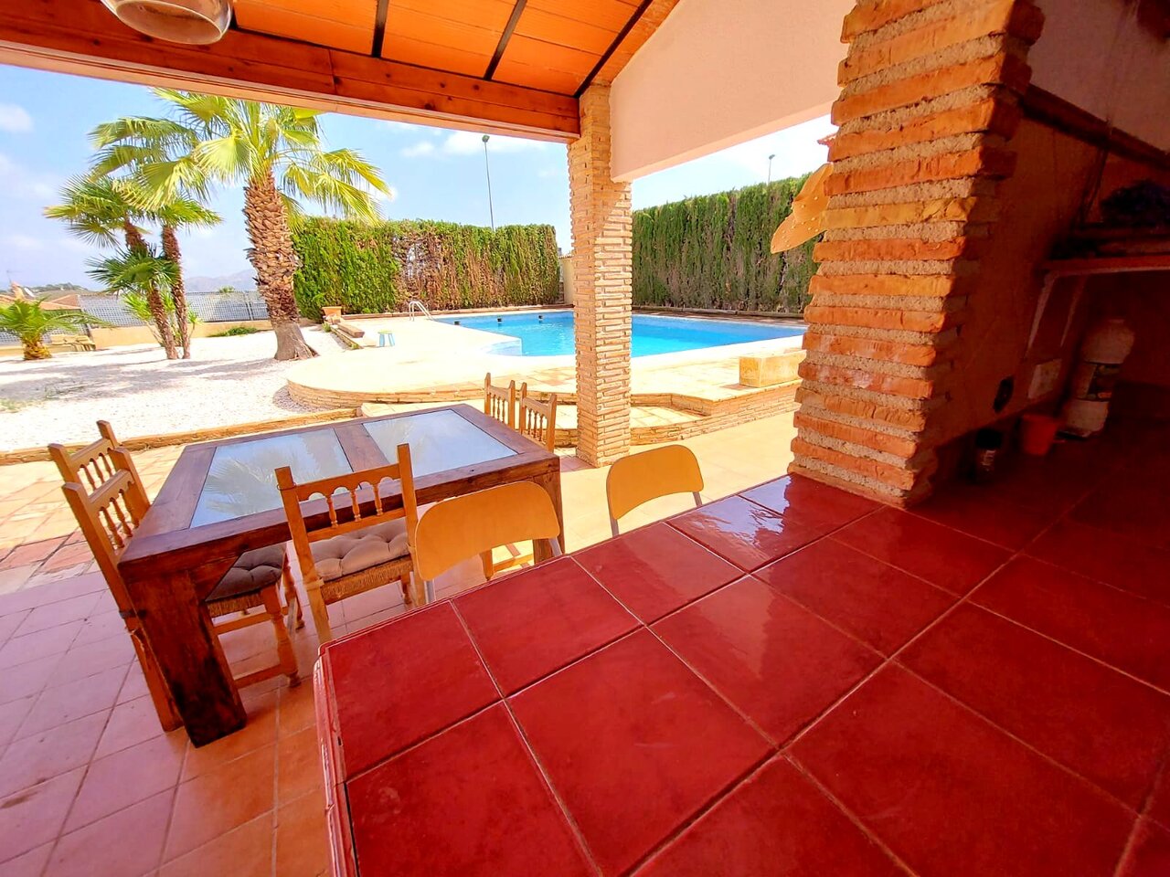 Exterior view in villa for sale in Murcia