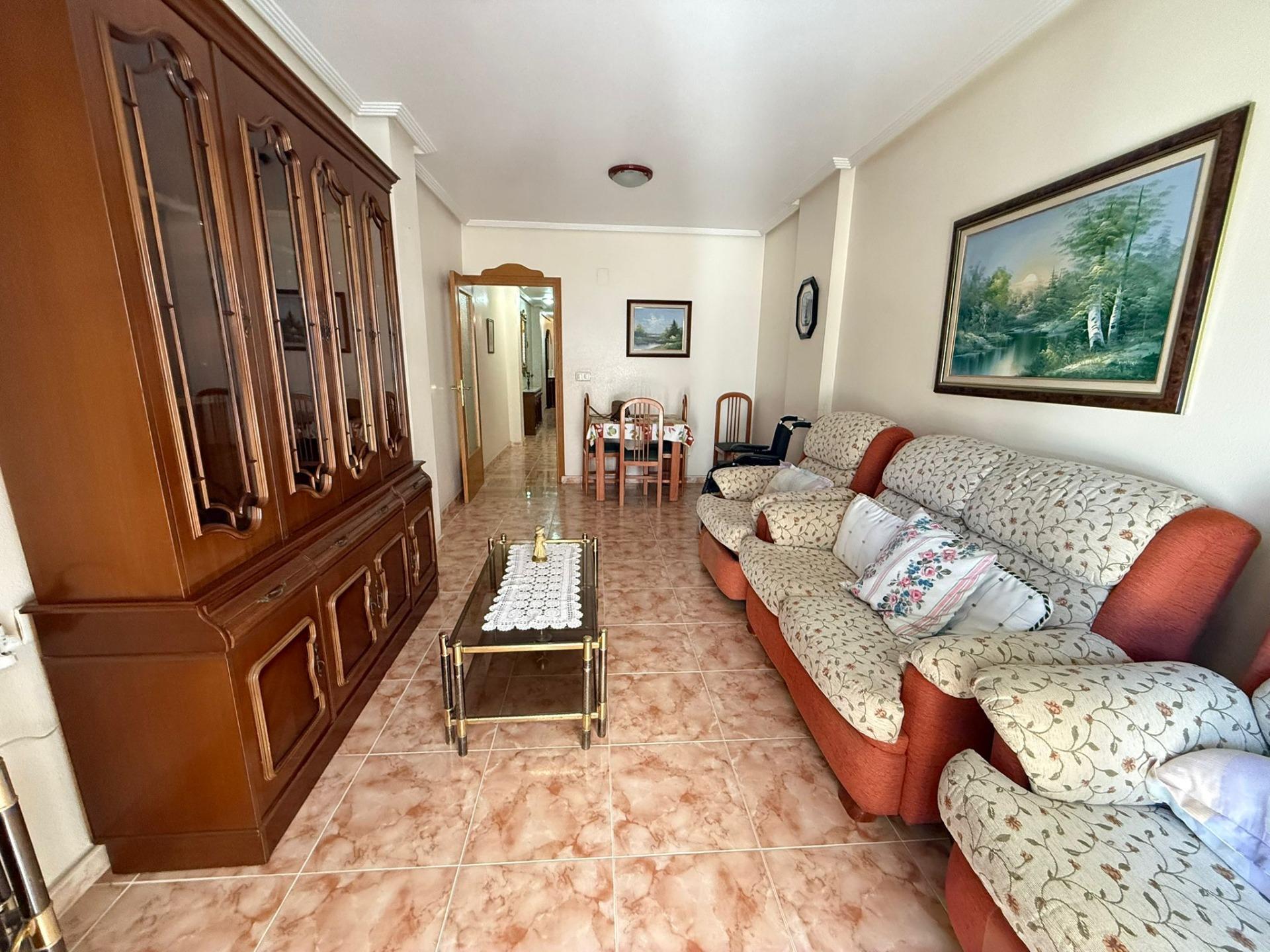 2-bedroom apartment with a terrace and side sea views in Torrevieja Just 100 meters from the sea, in