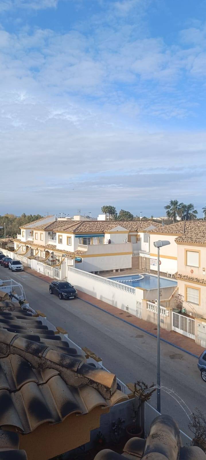 Pool area in terraced for sale in San Pedro del Pinatar