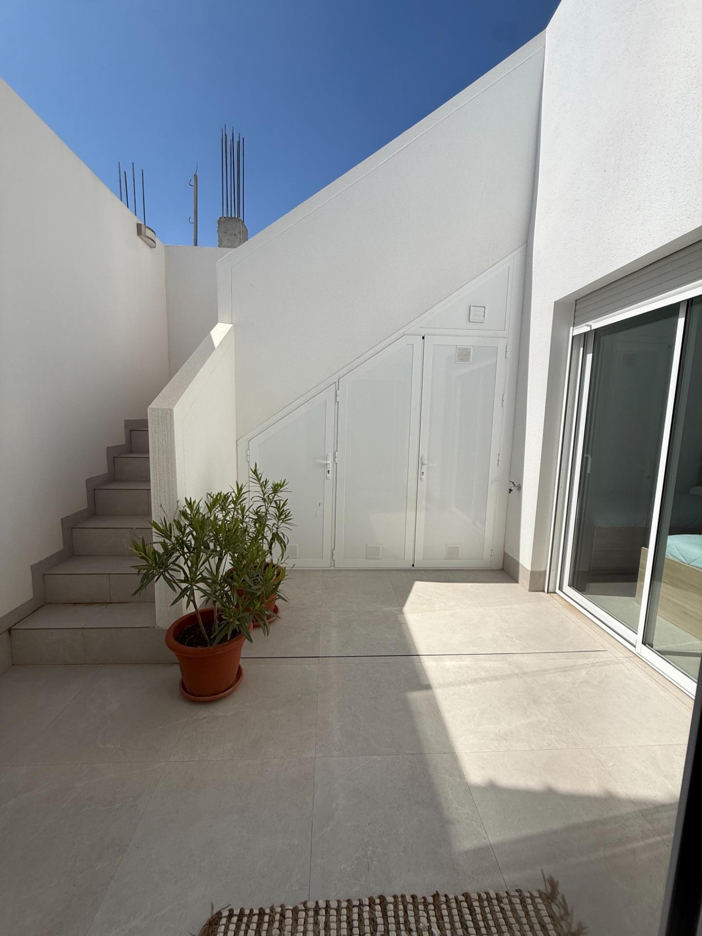 Pool area in villa for sale in Torre Pacheco