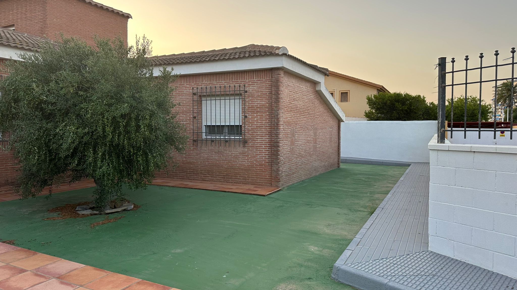 Pool area in villa for sale in La Manga del Mar Menor