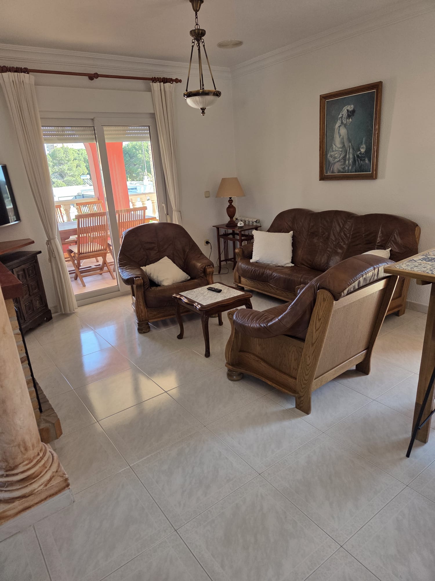Pool area in villa for sale in Alicante