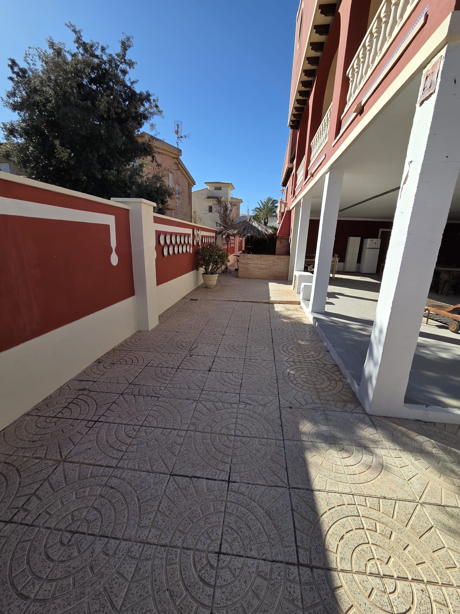 Master bedroom in villa for sale in Alicante