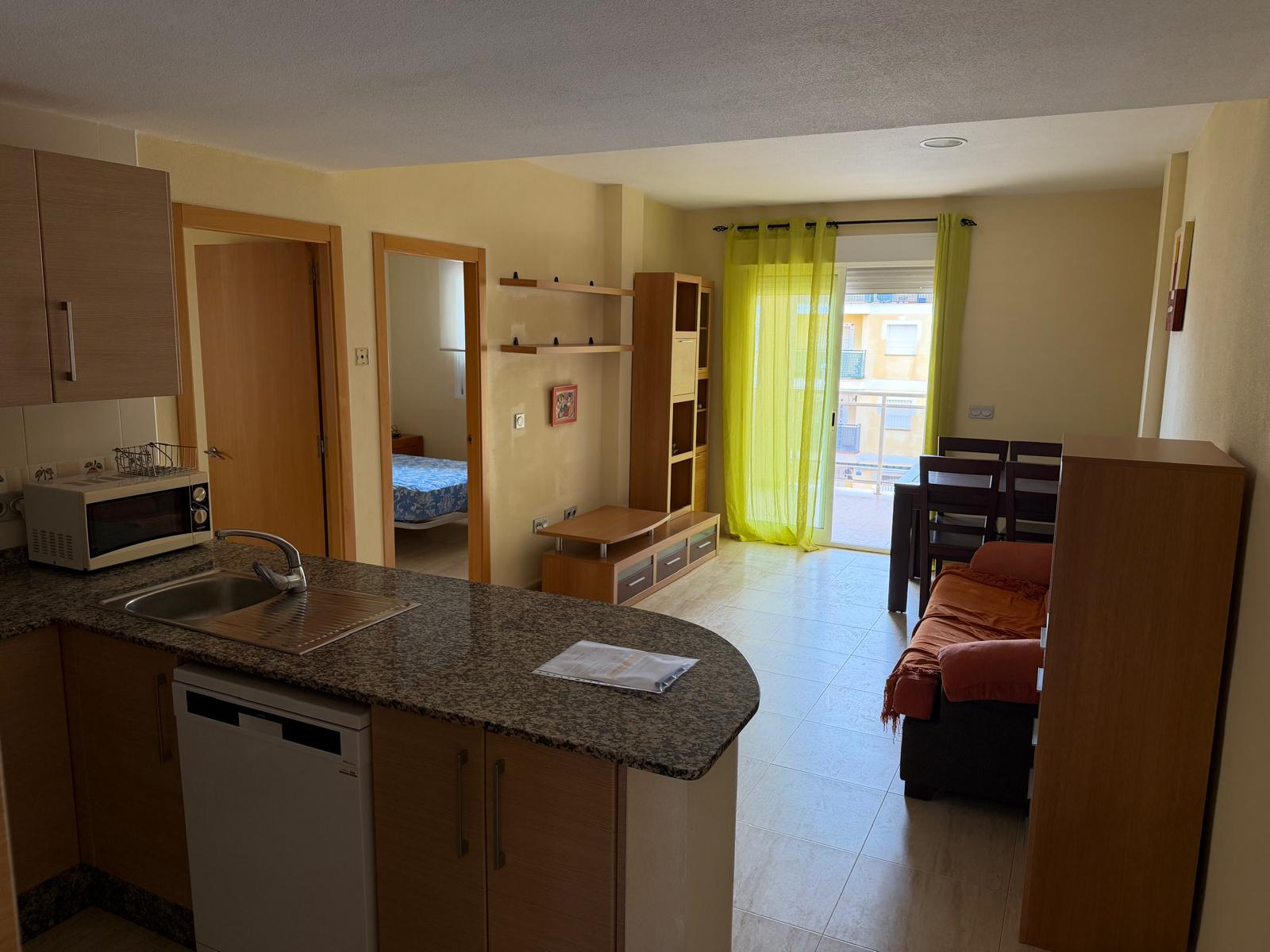 Pool area in apartment for sale in Cartagena