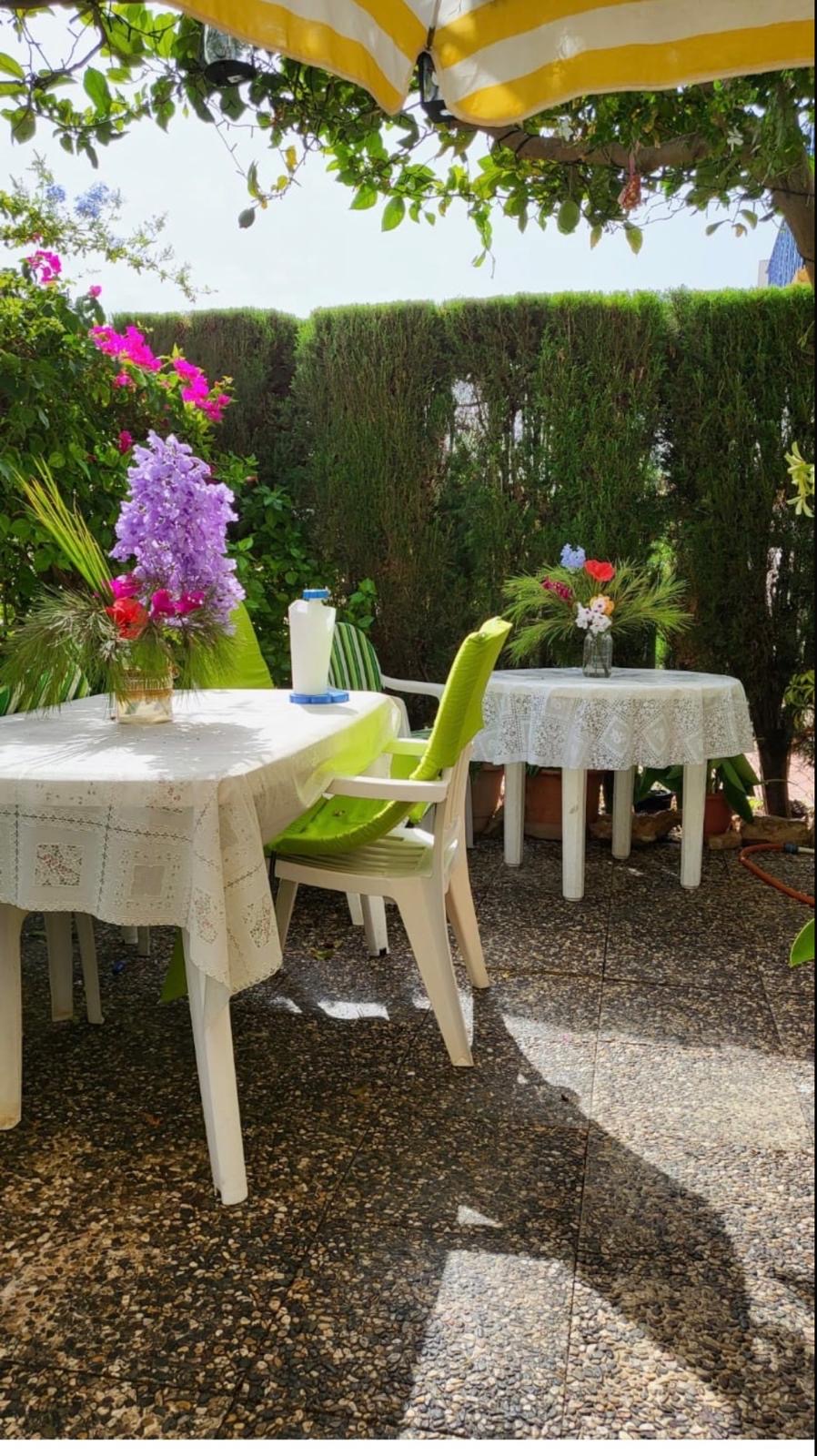 Dining area in bungalow for sale in Orihuela Costa
