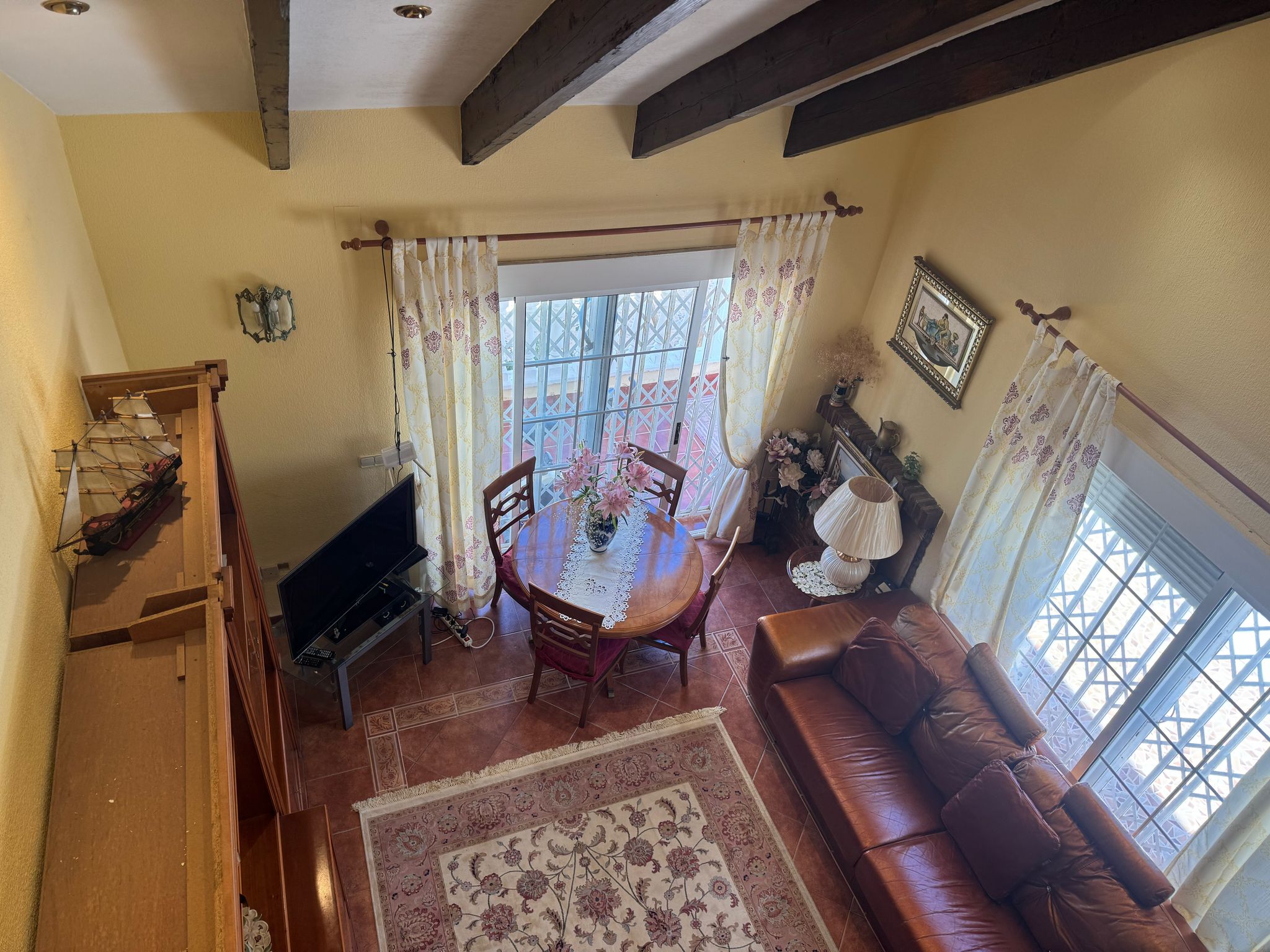 Pool area in villa for sale in Orihuela Costa