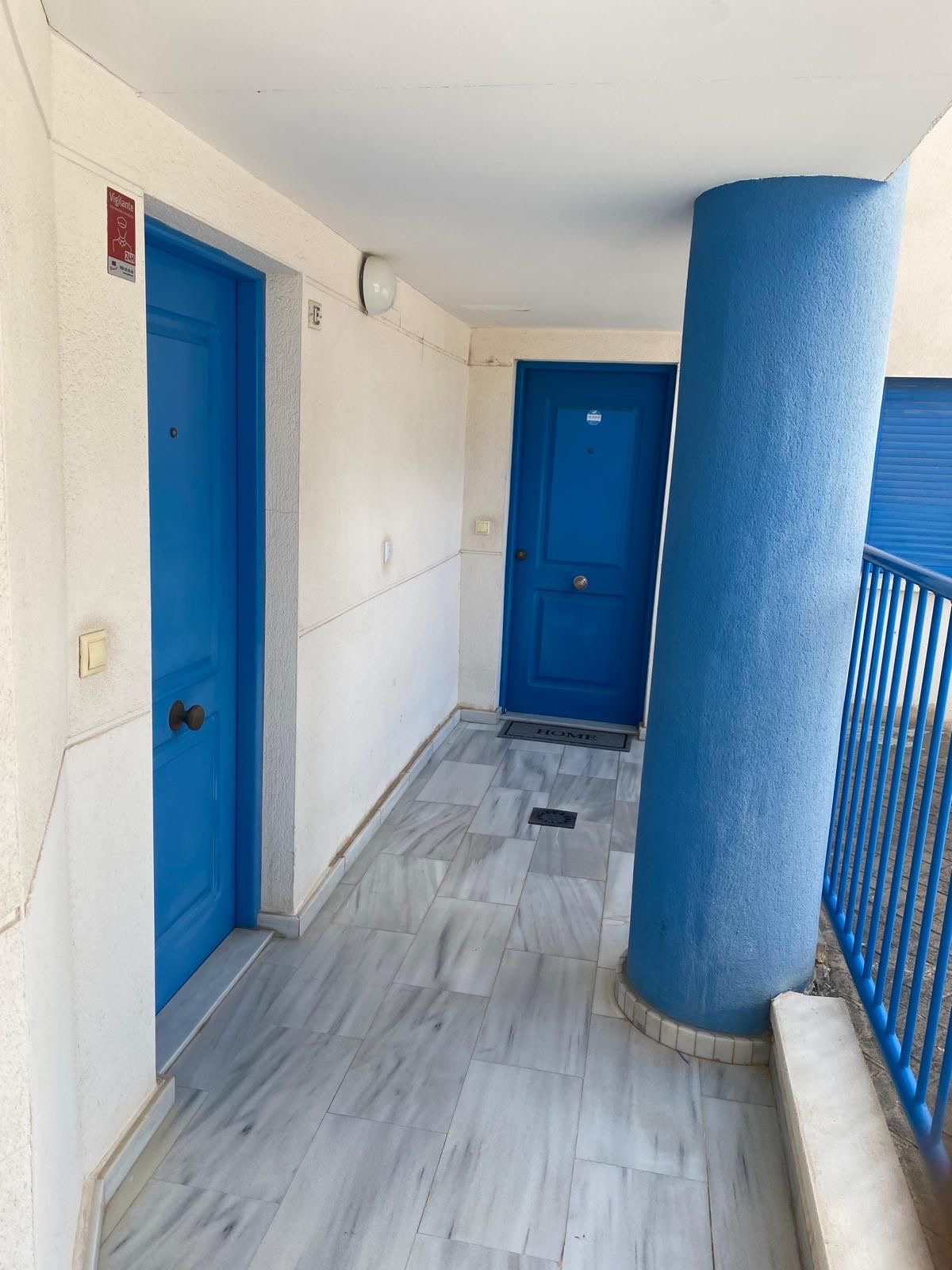 Pool area in apartment for sale in Guardamar del Segura