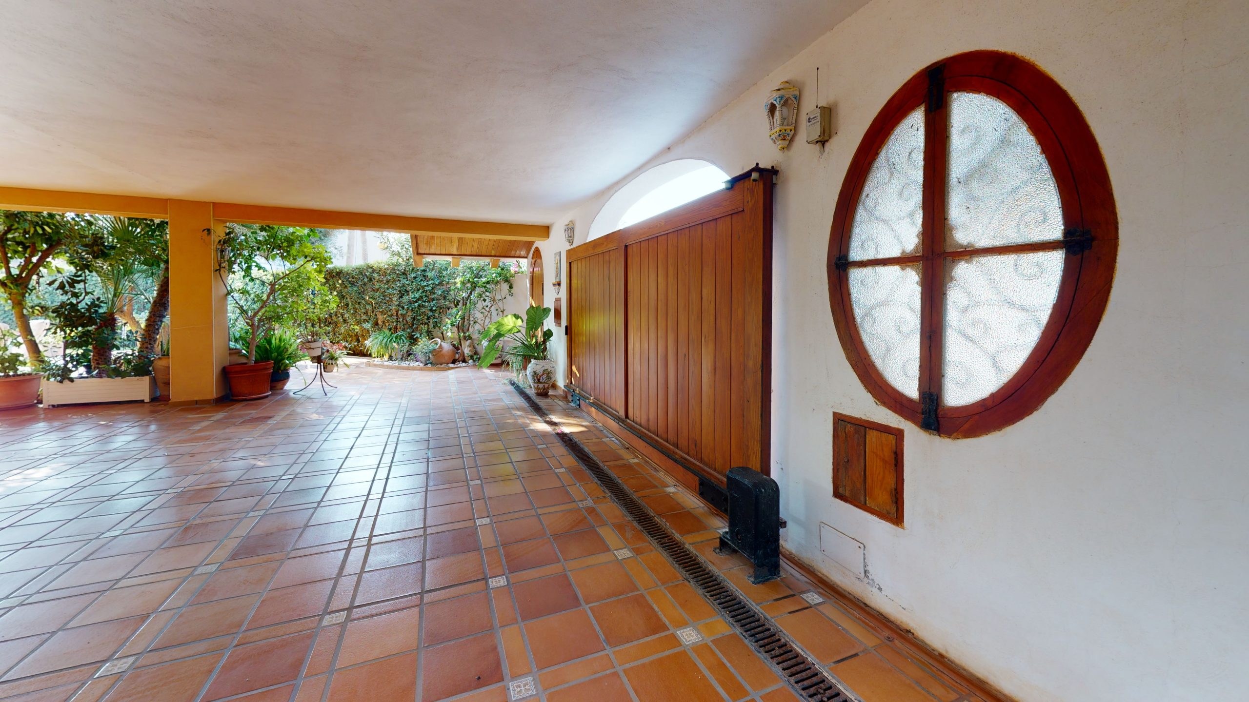 Pool area in villa for sale in Orihuela Costa