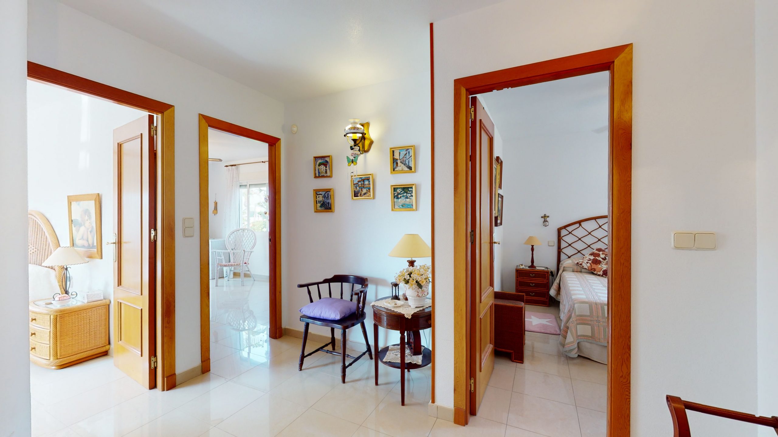 Master bedroom in villa for sale in Orihuela Costa