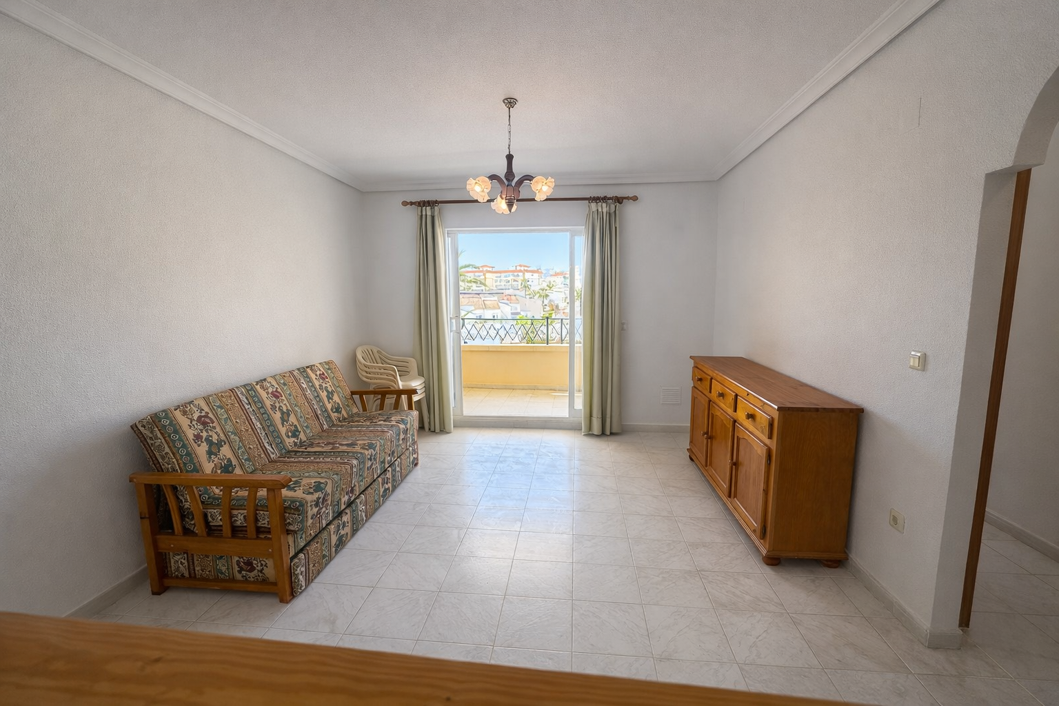 Terrace in penthouse for sale in Torrevieja