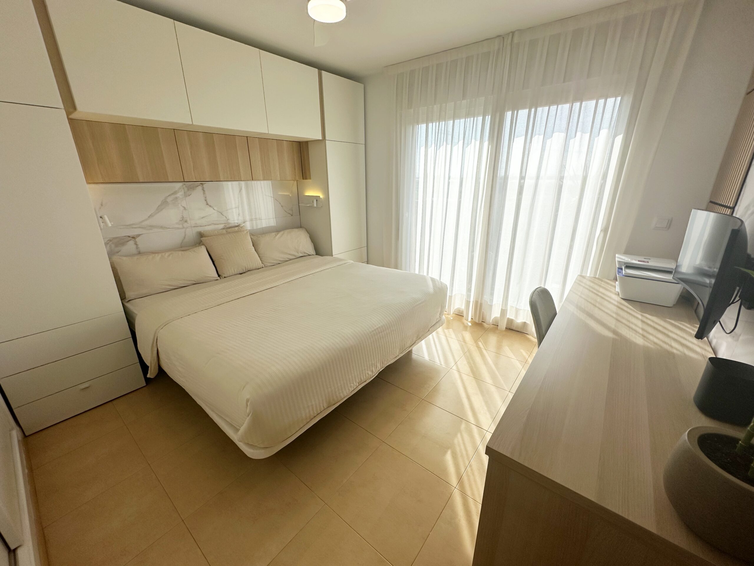 Master bedroom in apartment for sale in Mar Menor Golf Resort