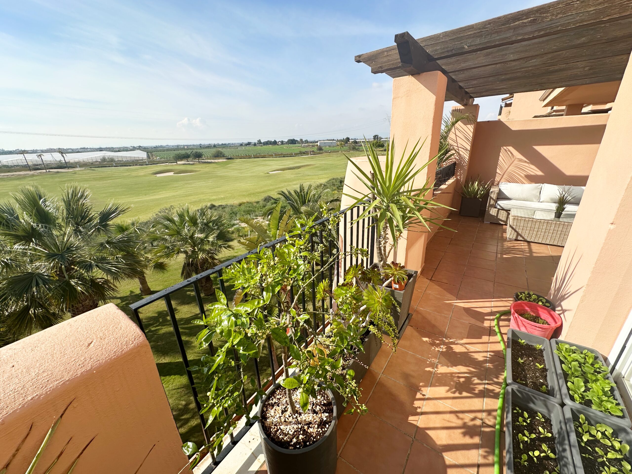 Dining area in apartment for sale in Mar Menor Golf Resort