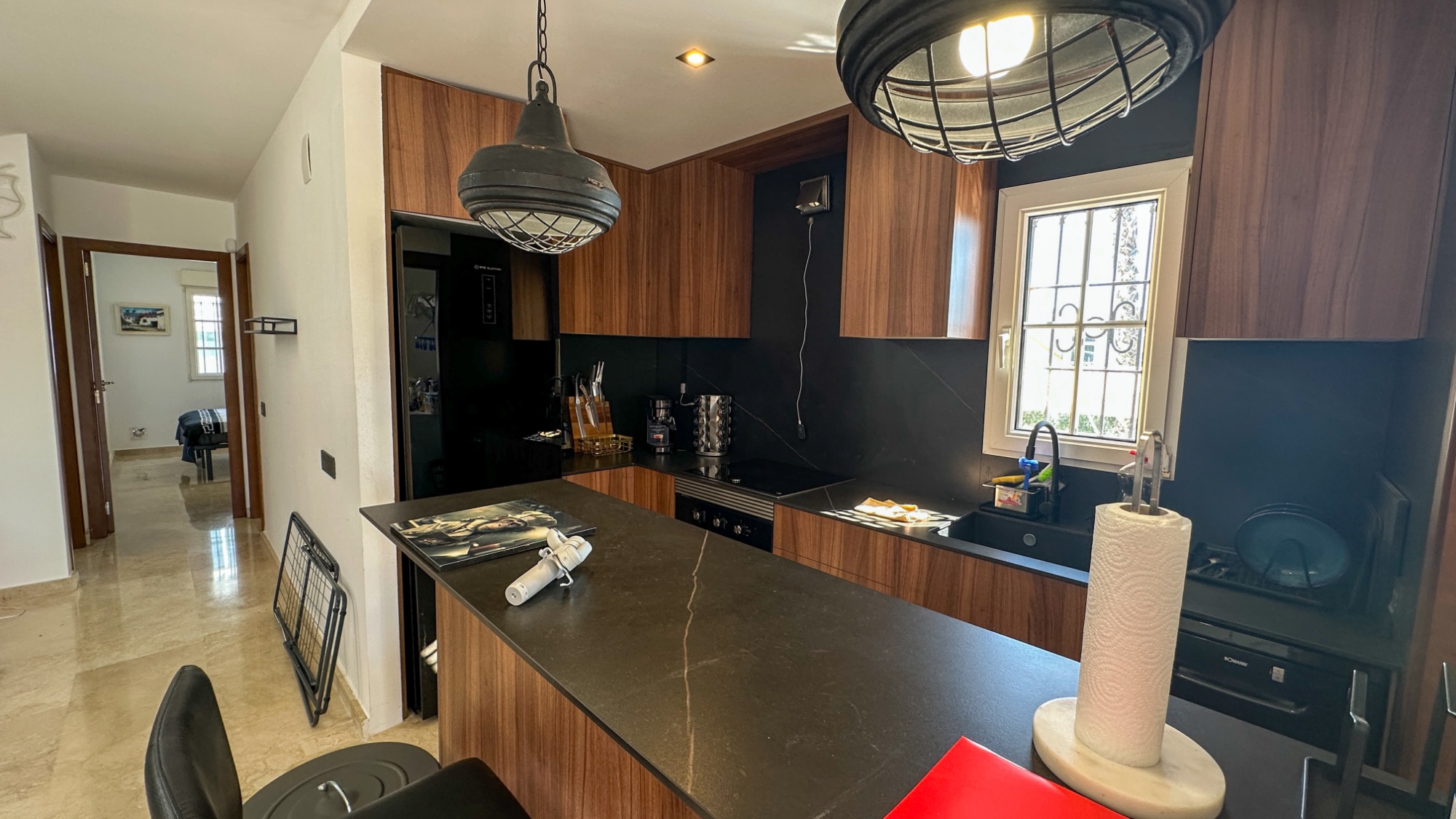 Living room in duplex for sale in Orihuela Costa