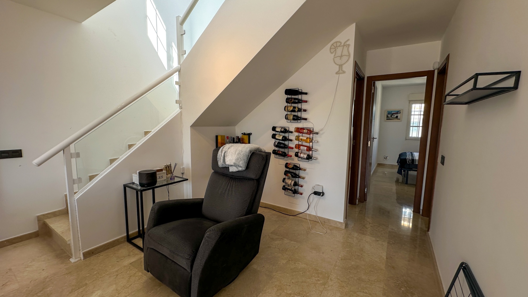 Pool area in duplex for sale in Orihuela Costa