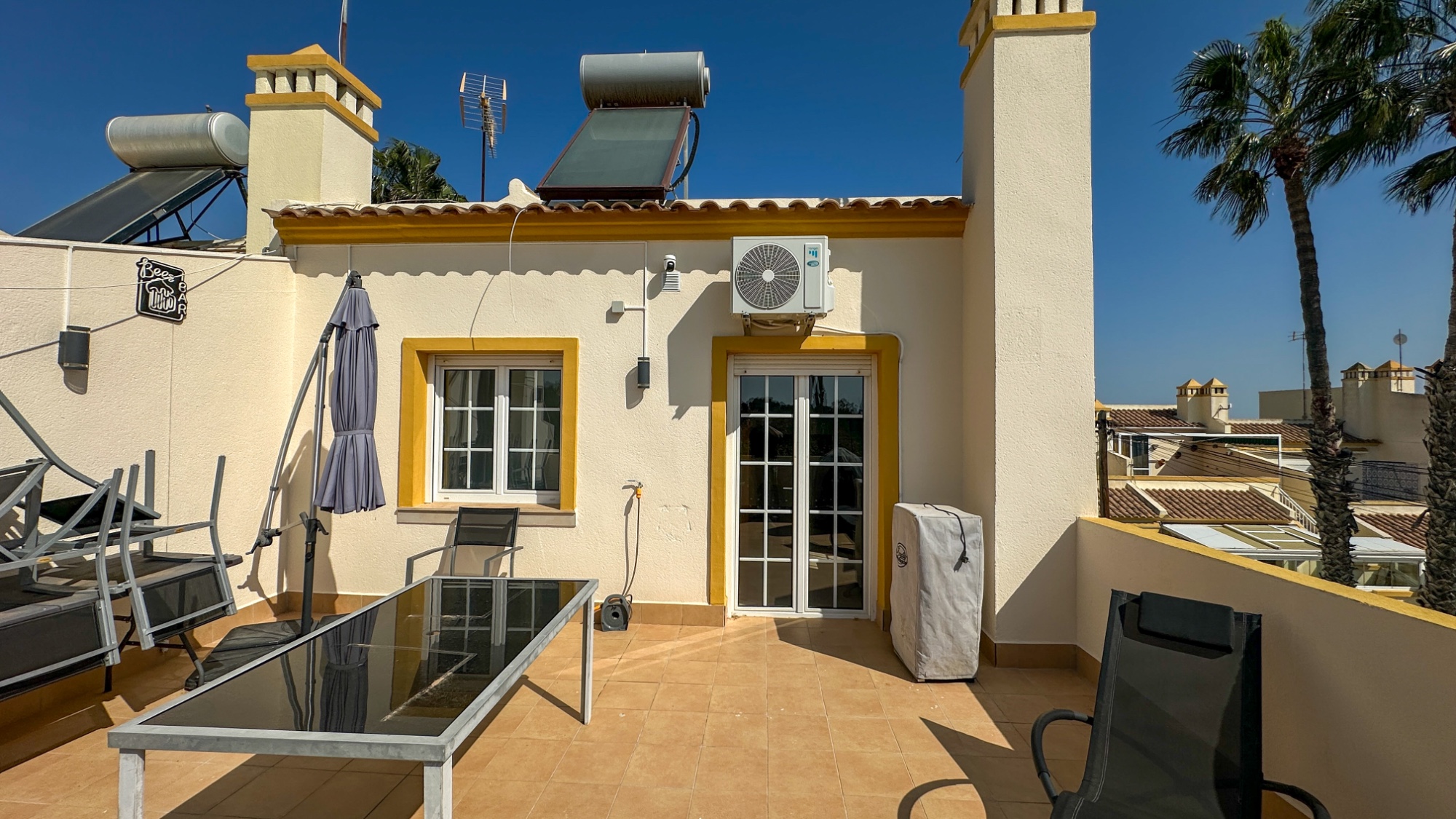Living room in duplex for sale in Orihuela Costa