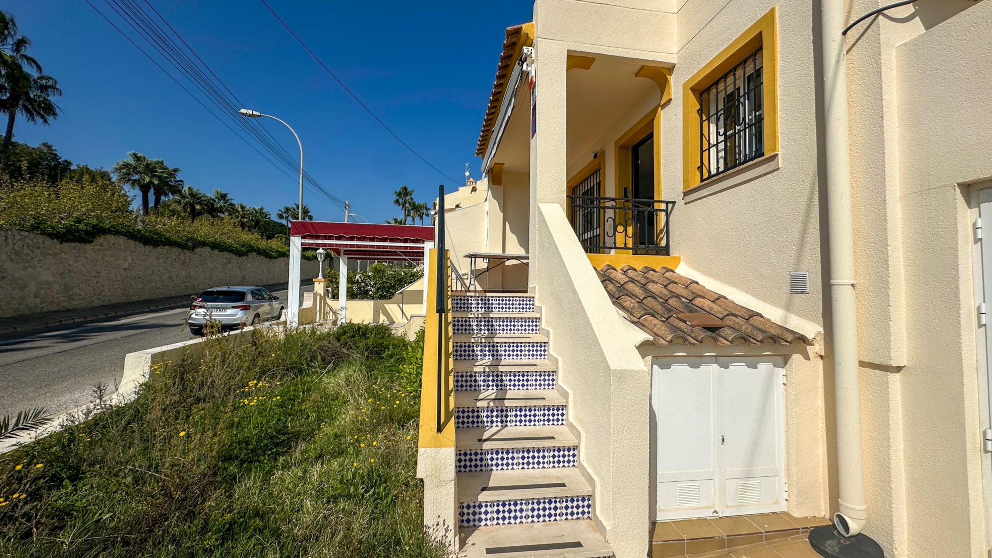 Pool area in duplex for sale in Orihuela Costa