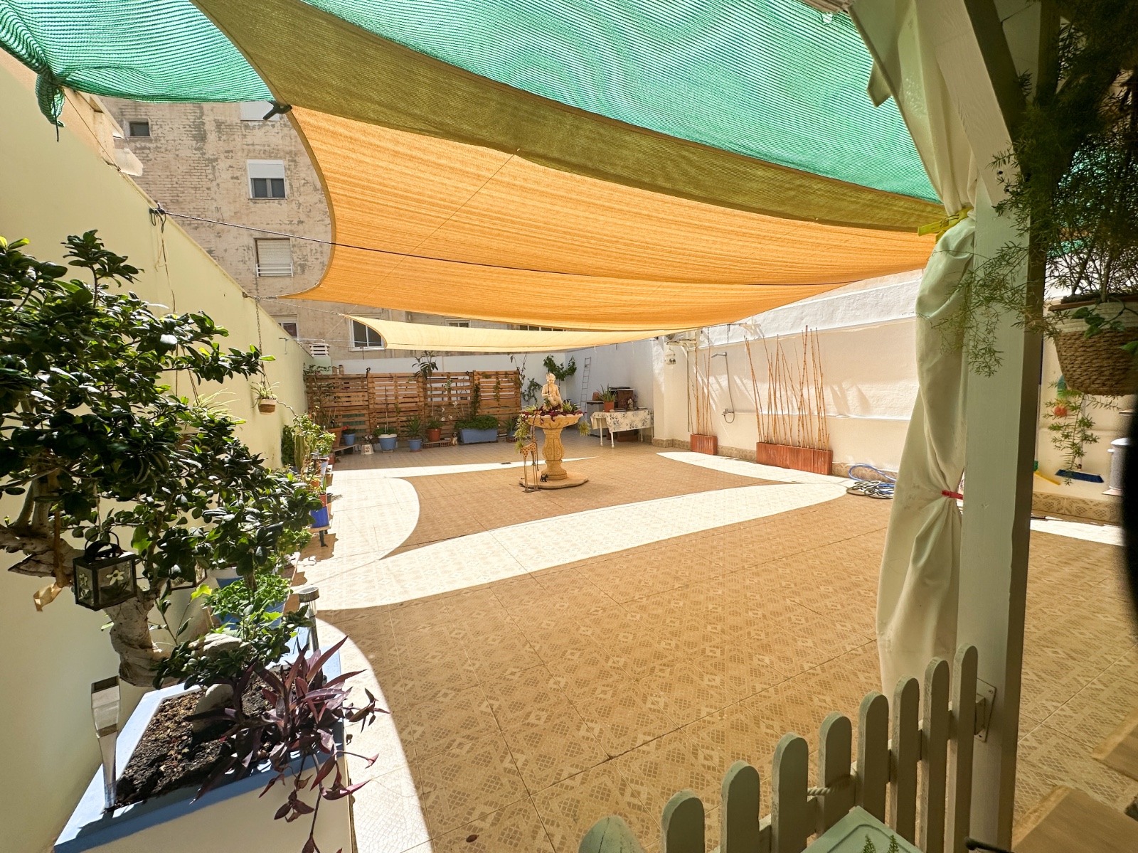 Garden in apartment for sale in Torrevieja