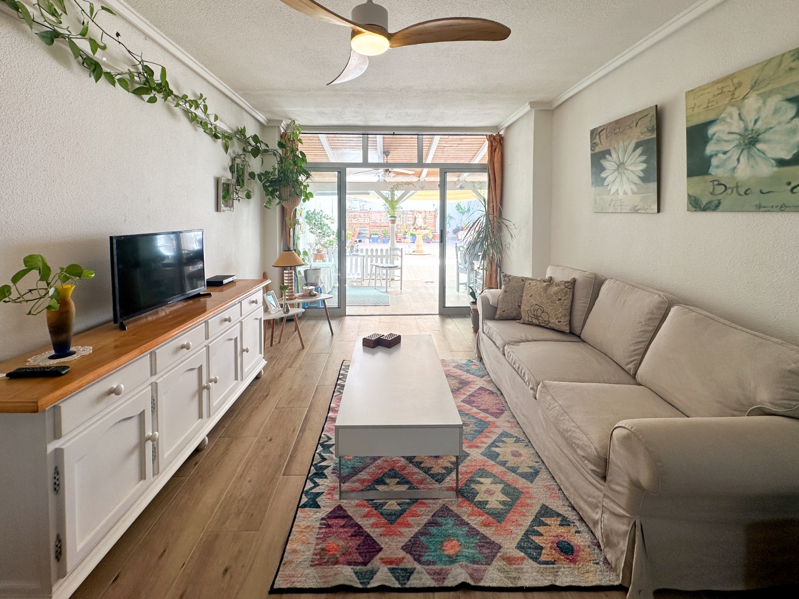 Garden in apartment for sale in Torrevieja