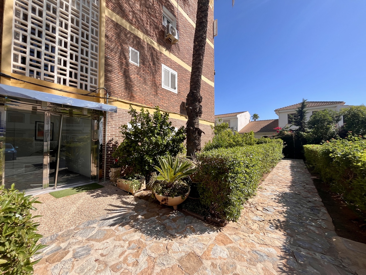 Pool area in apartment for sale in La Zenia