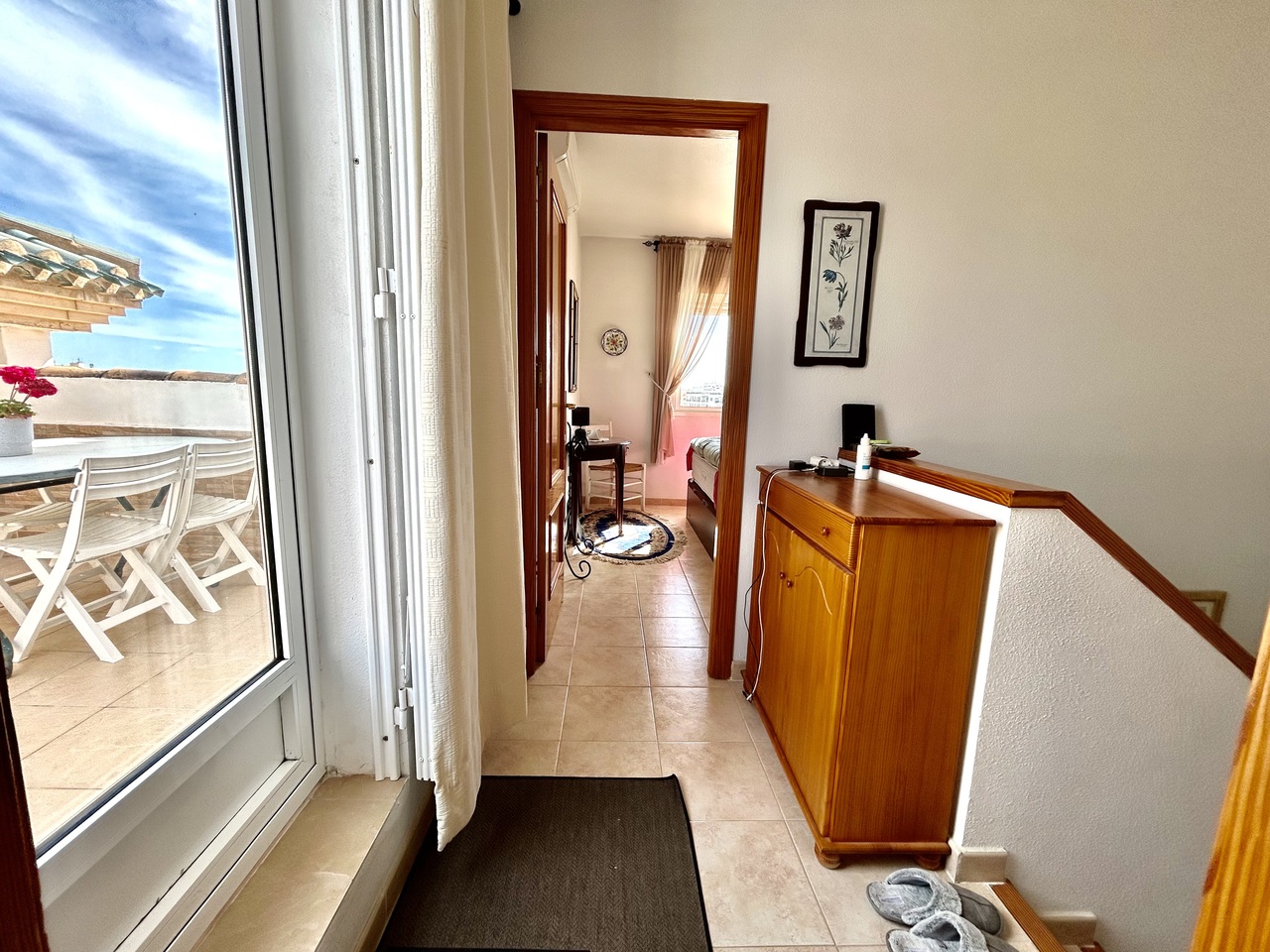 Terrace in penthouse for sale in La Zenia