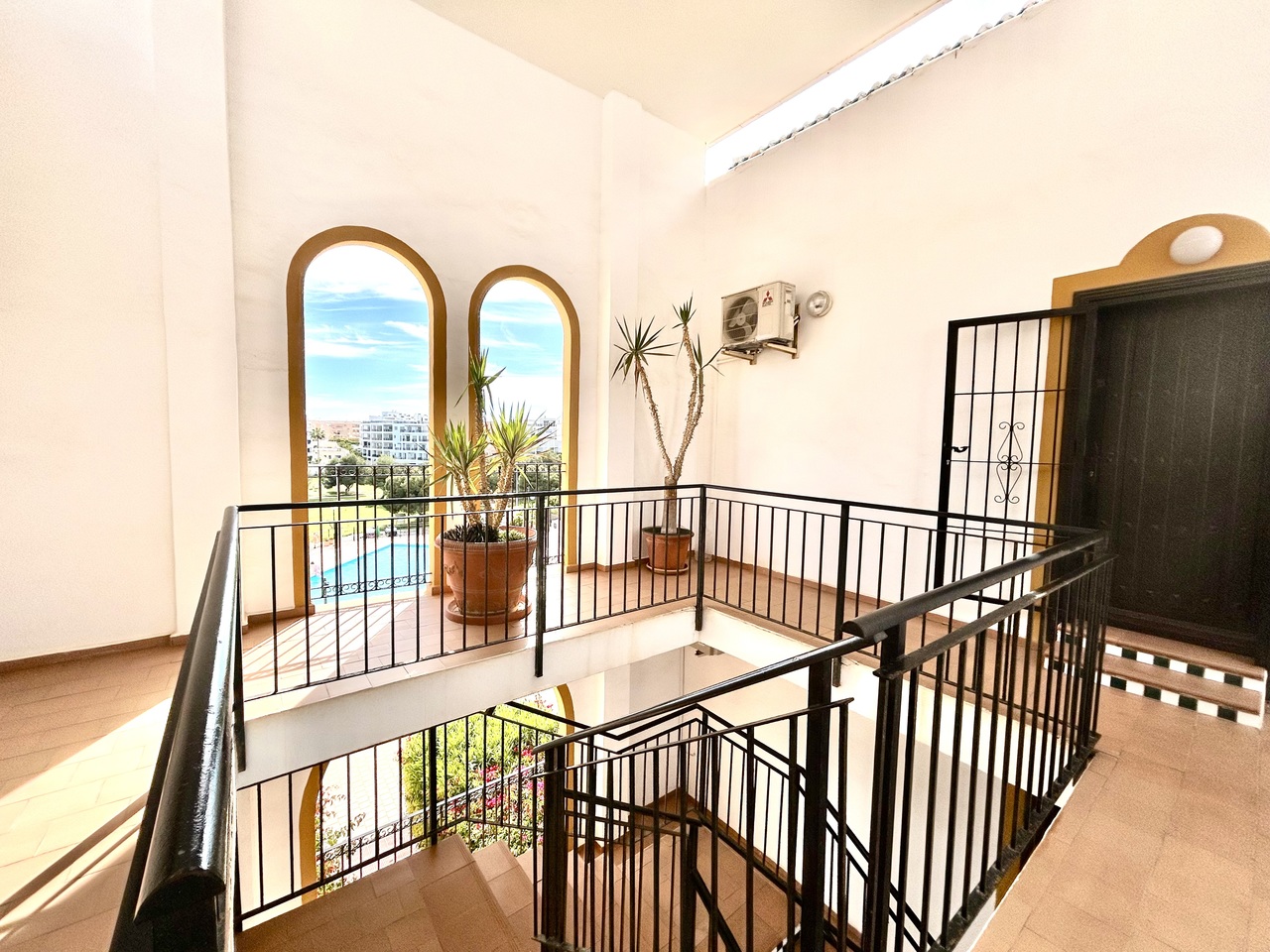 Pool area in penthouse for sale in La Zenia