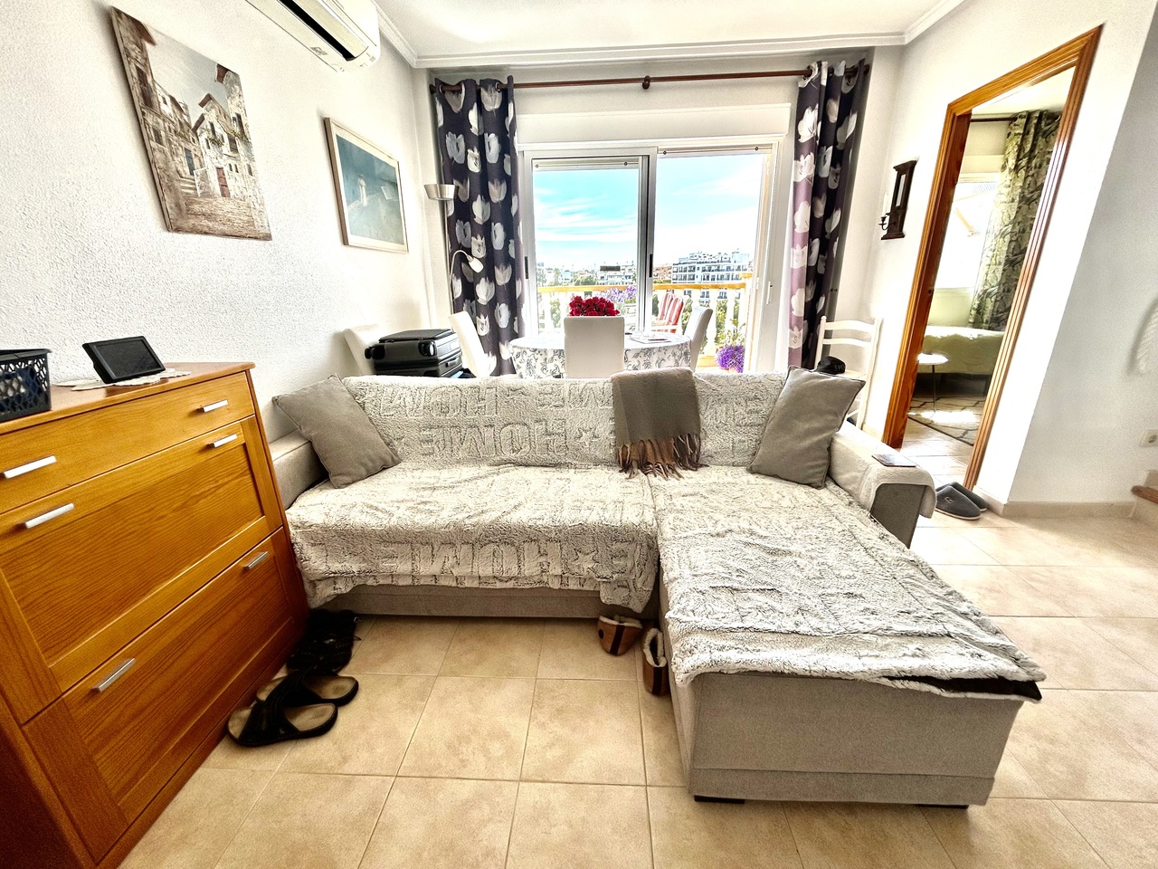 Terrace in penthouse for sale in La Zenia